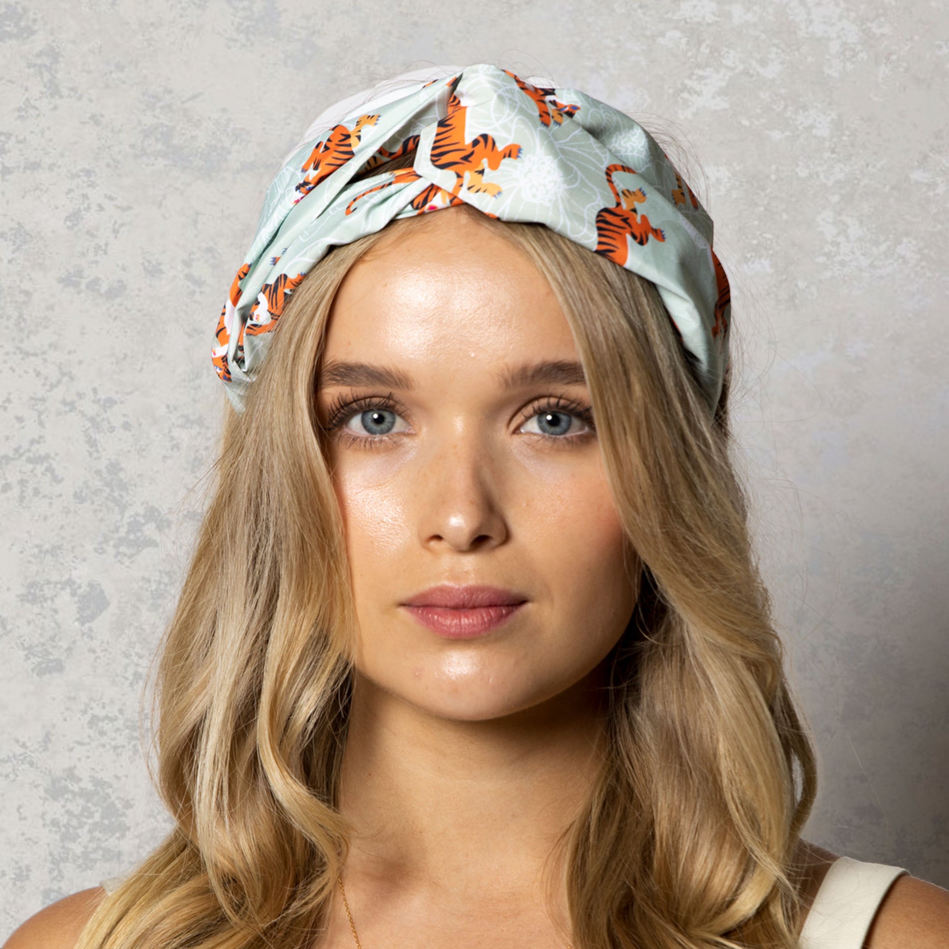 Wide Knotted Headband Victoria Tiger Falls